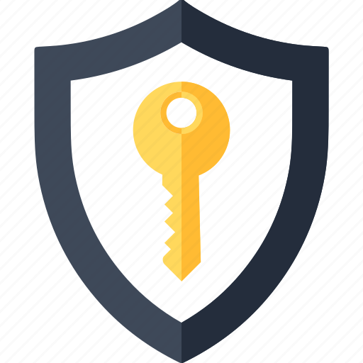 Access Key Password Protection Security Shield Unlock Icon