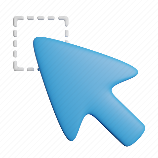 Cursor, pointer, front, click, arrow, direction, mouse icon - Download on Iconfinder