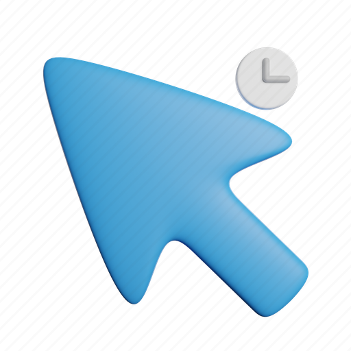 Cursor, wait, front, click, arrow, mouse icon - Download on Iconfinder