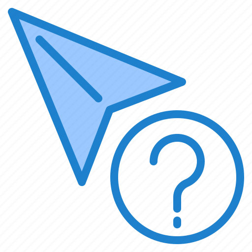 Arrow, selection, question, pointer, direction icon - Download on Iconfinder