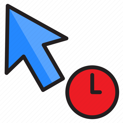 Arrow, selection, wait, time, clock icon - Download on Iconfinder