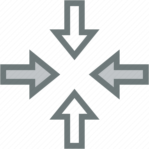 Center, join, collapse, arrow, selector, middle icon - Download on Iconfinder