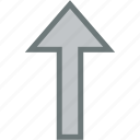 arrow, up, long, direction, ascending, upload, arrows