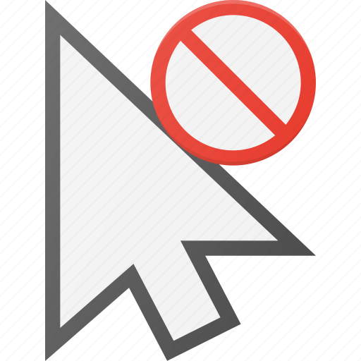 Arrow, click, cursor, disable, mouse, pointer icon - Download on Iconfinder