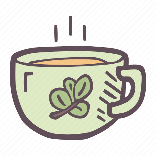 Mug, herbal, tea, selfcare, self-care, mental health icon - Download on Iconfinder