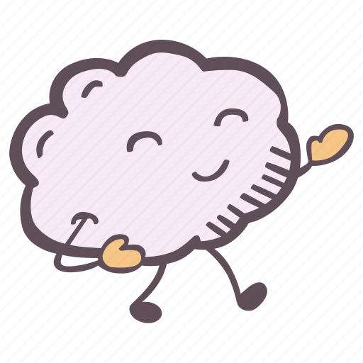 Take, walk, brain, cloud, walking, relax, selfcare icon - Download on Iconfinder
