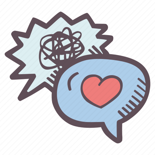 Thearphy, dialog, conversation, chat, bubbles, selfcare, self-care icon - Download on Iconfinder