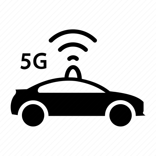 5g signals, automated, automobile, autonomous, radar, vehicle icon - Download on Iconfinder