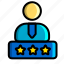 icon, color, rating, person, account, profile 