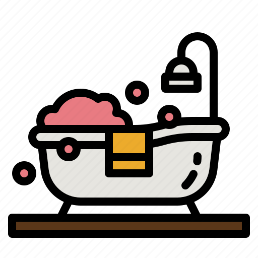 Bath, shower, bubble, relax, tub icon - Download on Iconfinder