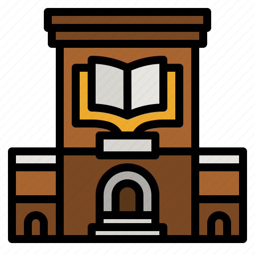 Library, architecture, study, literature, education icon - Download on Iconfinder