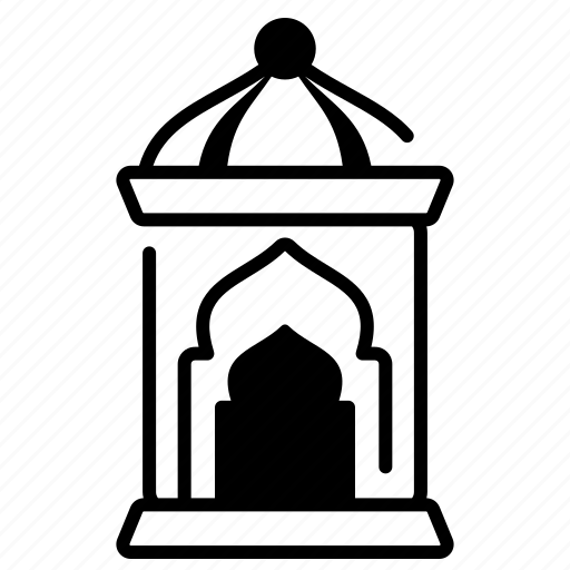 Lantern, lantern lamp, islamic lantern, arabic lantern, arabian lantern icon - Download on Iconfinder