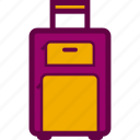 bag, carry, luggage, on, suitcase