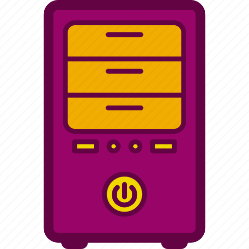Data, hosting, server, storage, tower icon - Download on Iconfinder