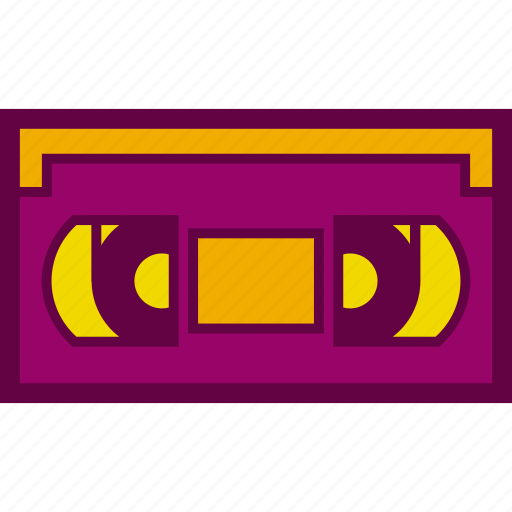Cassette, record, tape, vhs, video icon - Download on Iconfinder