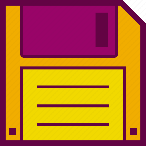 Disk, diskette, floppy, save, storage icon - Download on Iconfinder