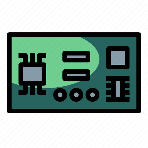Circuit, board, semiconductor, microchip, chip, cpu, processor icon - Download on Iconfinder