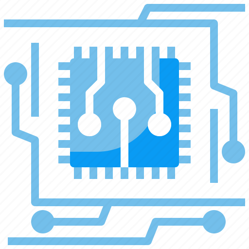 Cpu, semiconductor, microchip, technology, chip, processor icon - Download on Iconfinder