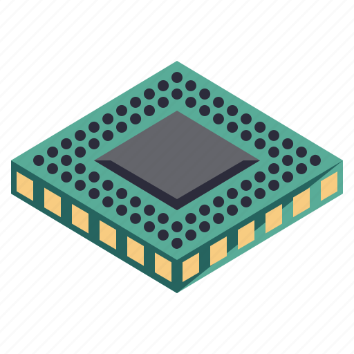 Cpu, semiconductor, microchip, technology, chip, processor, 2 icon - Download on Iconfinder