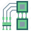 semiconductor, microchip, chip, cpu, processor, circuit, board 