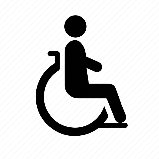 Accessibility, disabled, handicap, old person, retired, wheelchair icon - Download on Iconfinder