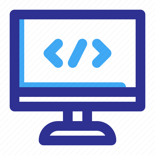 Coding, computer, monitor, programming icon - Download on Iconfinder