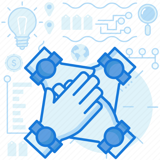 Business, gesture, hand, lightbulb, seo, team, teamwork icon - Download on Iconfinder