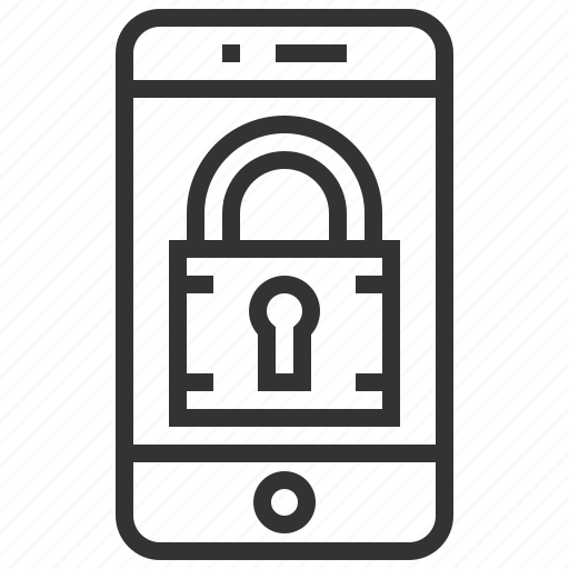 Protection, smartphone, device, lock, safety, security, technology icon - Download on Iconfinder