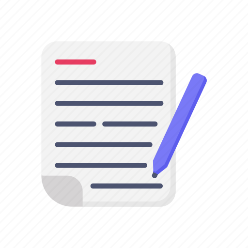 Copywriting, content, writing, pencil, edit, document icon - Download on Iconfinder