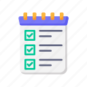 list, checklist, document, file, paper