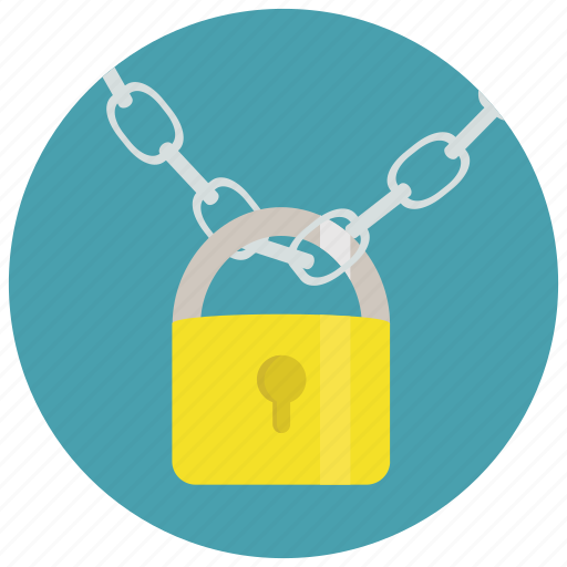 Chain, lock, locked, padlock, security icon - Download on Iconfinder