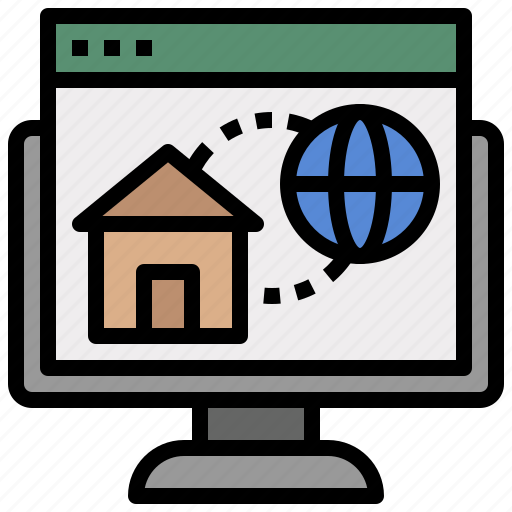 Estate, home, homepage, houses, page, real, residential icon - Download on Iconfinder