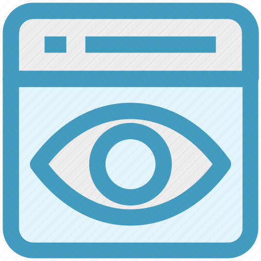 Eye, optimization, page, preview, seo, web page, website icon - Download on Iconfinder