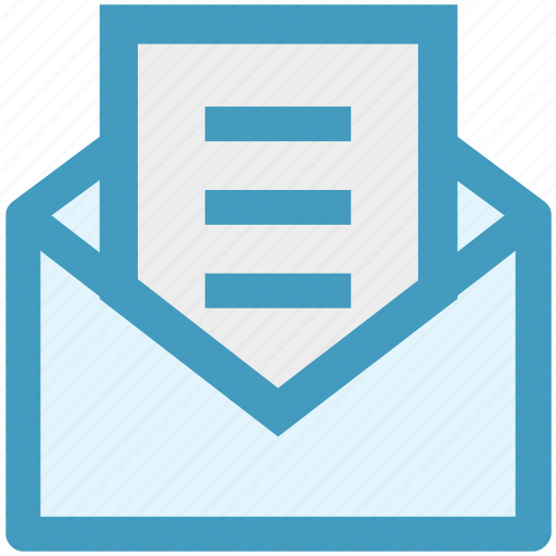 Document, email, envelope, letter, message, opened, seo icon - Download on Iconfinder