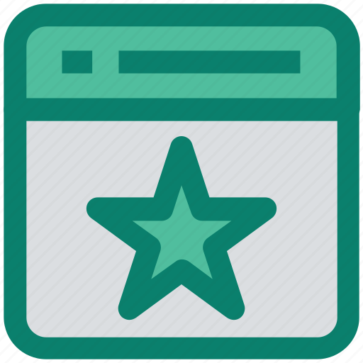 Favorite, page, seo, star, tab, web page, website icon - Download on Iconfinder