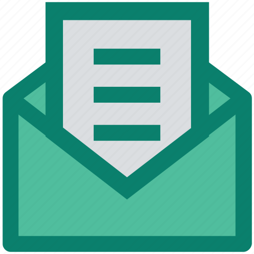 Document, email, envelope, letter, message, opened, seo icon - Download on Iconfinder
