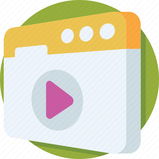Media, multimedia, streaming, video player, web icon - Download on Iconfinder