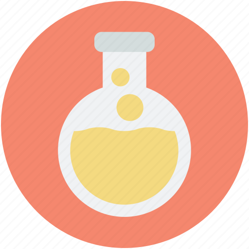 Conical flask, erlenmeyer flask, flask stand, lab equipment, lab flask icon - Download on Iconfinder