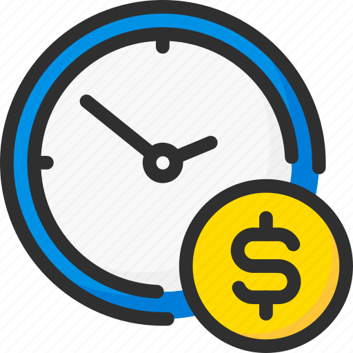 Coin, dollar, marketing, money, seo, time icon - Download on Iconfinder