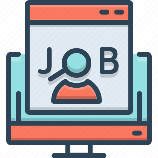Deed, find, jobs, jobs search, search, work icon - Download on Iconfinder