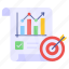 business report target, business report management, data report, infographic, statistics 