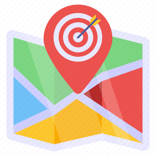 Target location, direction, gps, navigation, geolocation icon - Download on Iconfinder