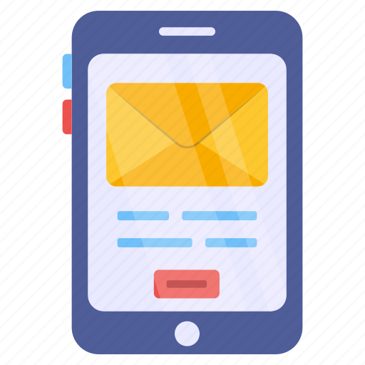 Mobile mail, email, correspondence, letter, mobile letter icon - Download on Iconfinder