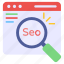seo, search engine optimization, search setting, search configuration, setting analysis 
