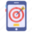 mobile target, mobile goal, aim, objective, purpose 