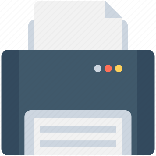 Fax, inkjet printers, laser printers, printer, printing machine icon - Download on Iconfinder