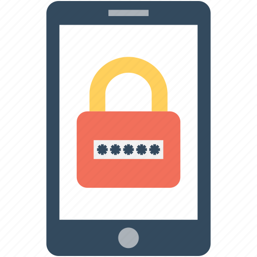 Mobile, mobile lock, mobile security, padlock, security password icon - Download on Iconfinder
