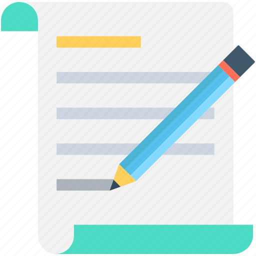 Notepad, pencil, script writing, writing, writing article icon - Download on Iconfinder
