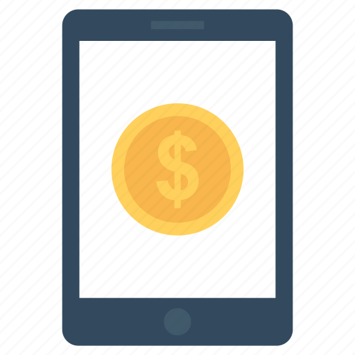 Banking, coins, dollar, mobile banking, usd icon - Download on Iconfinder