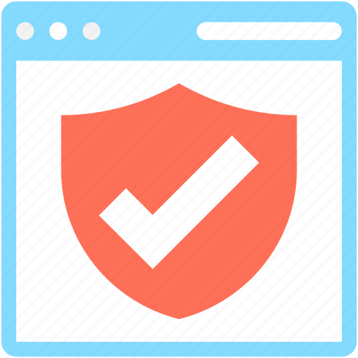 Approved, protection sheild, sheild, web, web protection icon - Download on Iconfinder